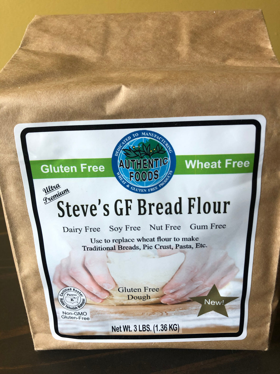 Authentic Foods Steve's Gluten Free Cake Flour - 3 lbs